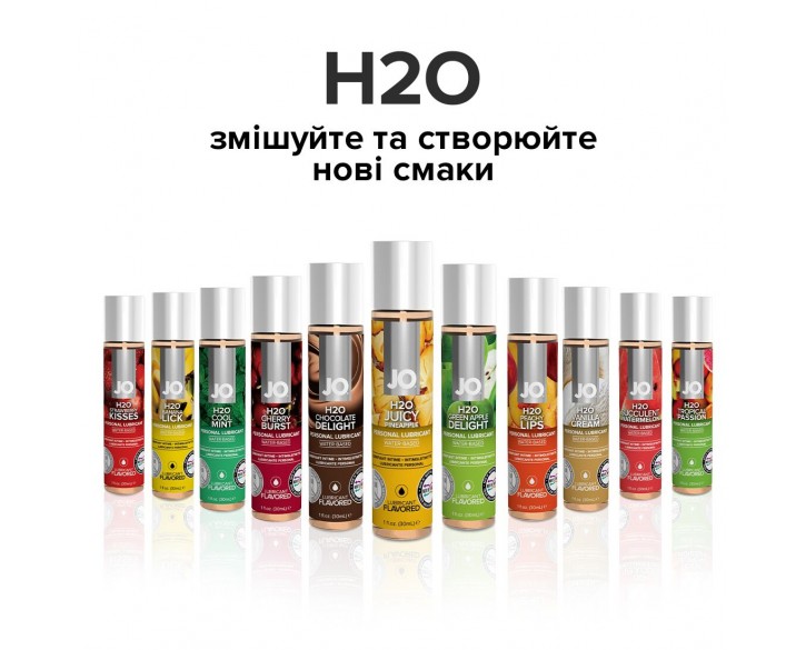 Змазка на водній основі System JO H2O — Juicy Pineapple (120 мл) без цукру, рослинний гліцерин