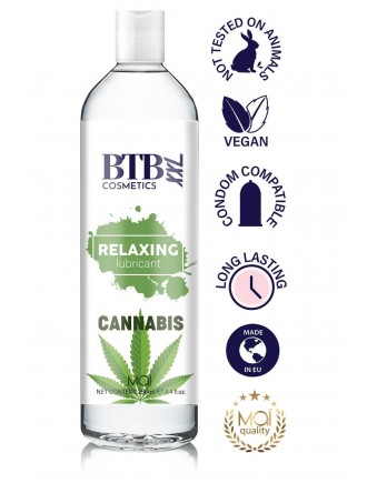 Змазка на гібридній основі BTB Relaxing Lubricant Cannabis (250 мл)