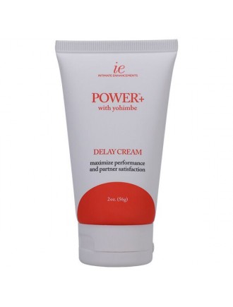 Потужний крем-пролонгатор Doc Johnson Power+with Yohimbe Delay Cream, екстракт Йохимбе, 56 г