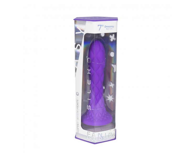Фалоімітатор SilexD Fantasy Liquid Silicone Dreamy 7in Purple