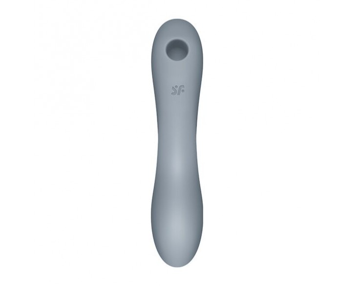 Вакуумний стимулятор з вібрацією Satisfyer Curvy Trinity 3 BlueGrey