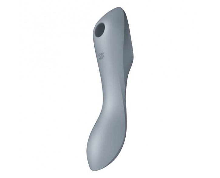 Вакуумний стимулятор з вібрацією Satisfyer Curvy Trinity 3 BlueGrey