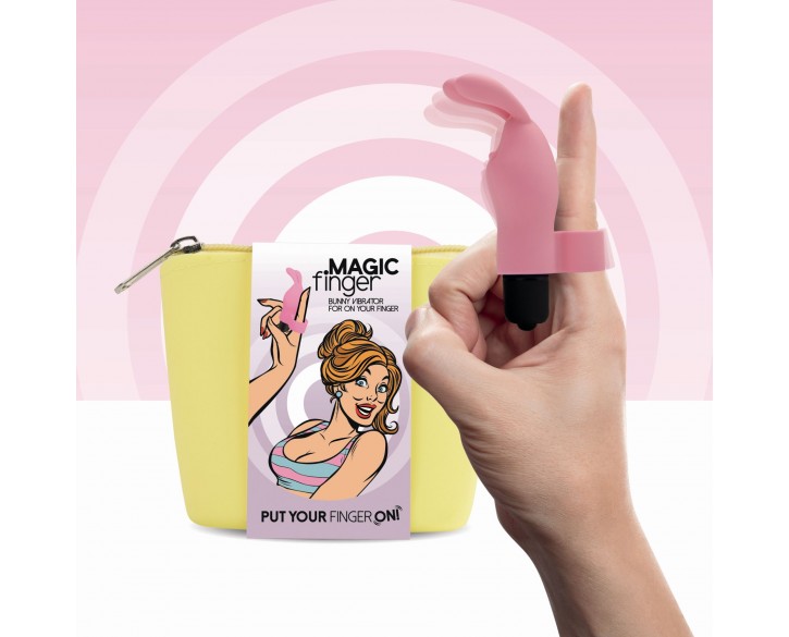 Вібратор на палець FeelzToys Magic Finger Vibrator Pink