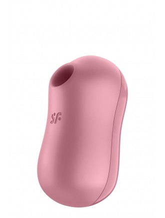 Вакуумний стимулятор із вібрацією Satisfyer Cotton Candy Light Red