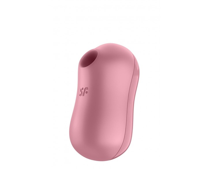 Вакуумний стимулятор із вібрацією Satisfyer Cotton Candy Light Red