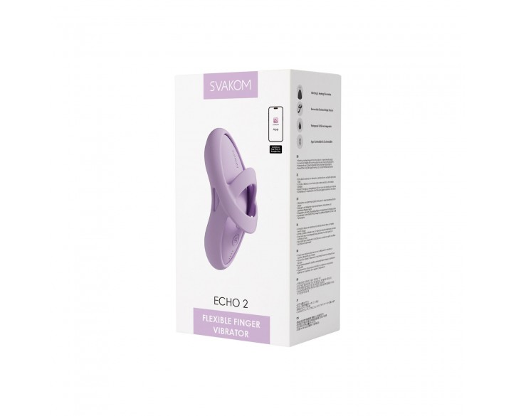 Кліторальний вібратор Svakom Echo 2 Pink Lilac