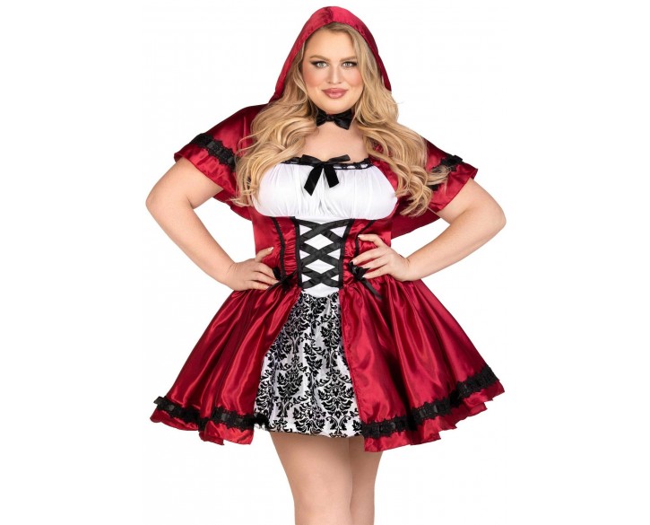 Костюм червоної шапочки Leg Avenue Gothic Red Riding Hood 1X-2X