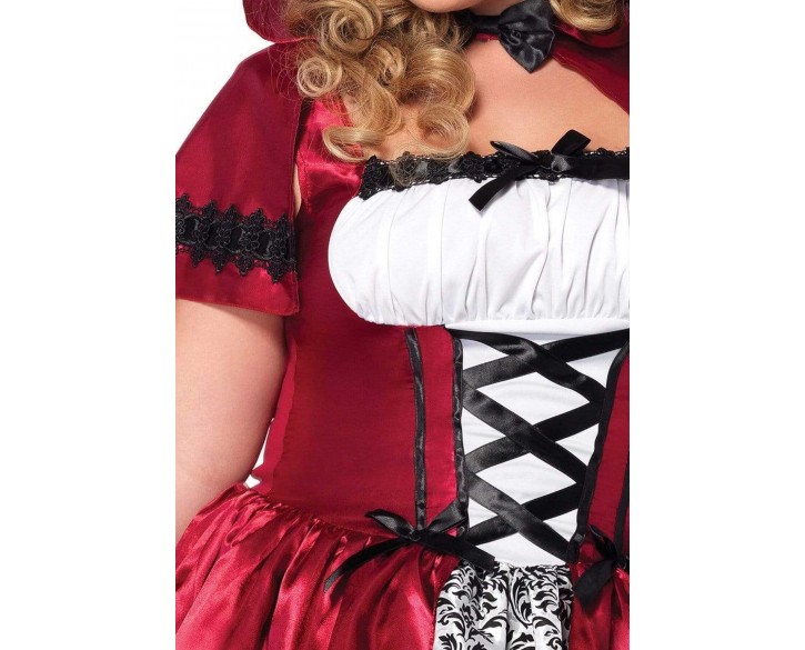 Костюм червоної шапочки Leg Avenue Gothic Red Riding Hood 1X-2X