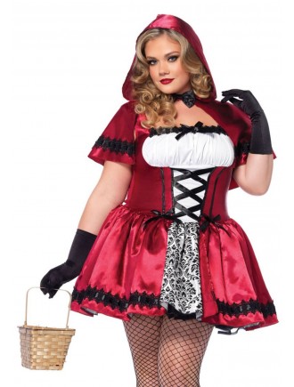 Костюм червоної шапочки Leg Avenue Gothic Red Riding Hood 1X-2X