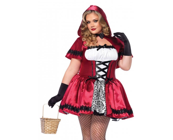 Костюм червоної шапочки Leg Avenue Gothic Red Riding Hood 1X-2X