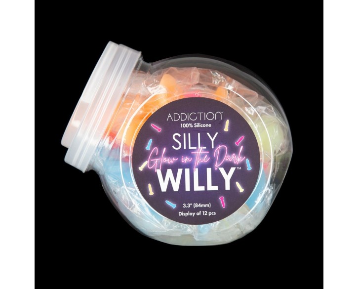 Набір фалоімітаторів ADDICTION Silly Willy Glow in the Dark 12 шт