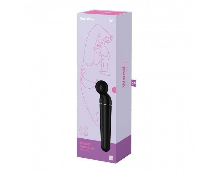 Вібромасажер Satisfyer Planet Wand-er Black/Rosegold