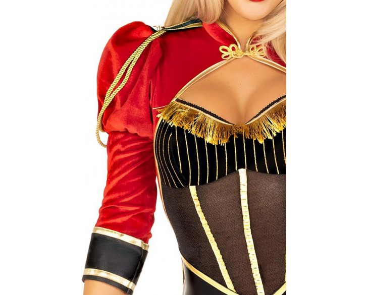 Костюм циркачки Leg Avenue Circus Ringmaster Diva Catsuit L