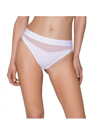 Трусики з прозорою вставкою Passion PS006 PANTIES white, size S