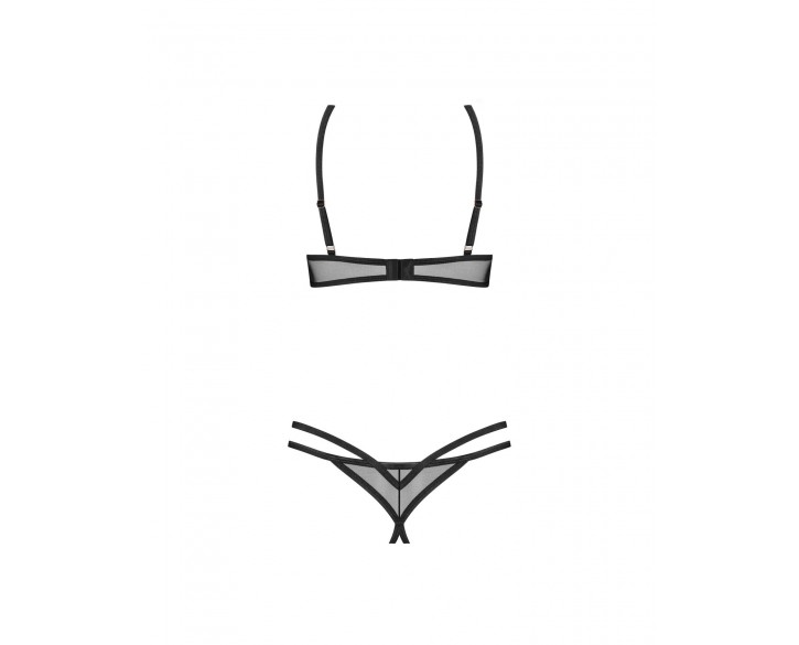 Комплект Obsessive Euridia 2-pcs crotchless set XS/S