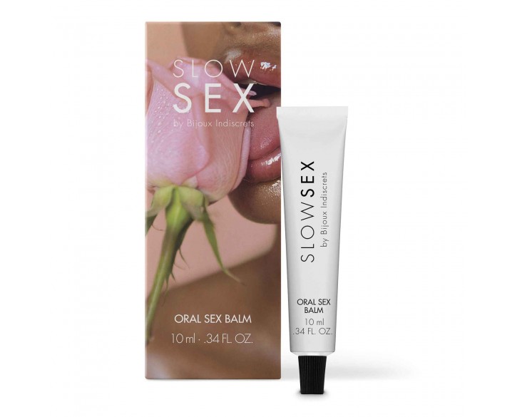 Стимулювальний бальзам для мінету Bijoux Indiscrets Slow Sex Oral sex balm