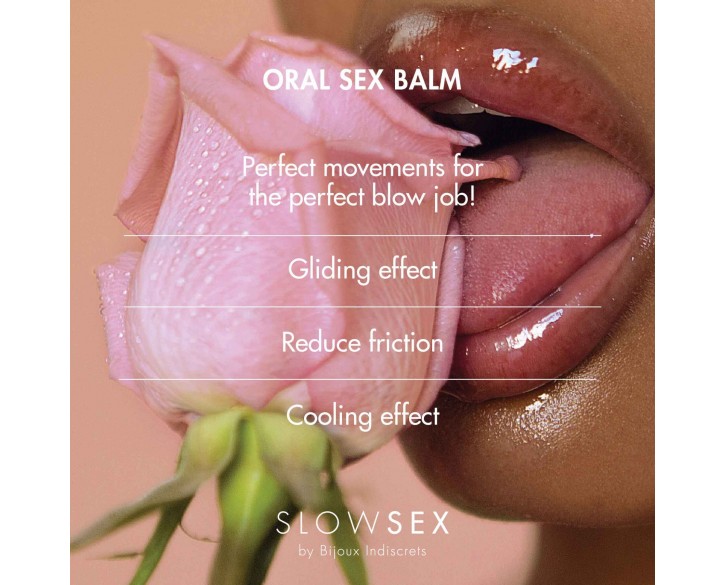 Стимулювальний бальзам для мінету Bijoux Indiscrets Slow Sex Oral sex balm