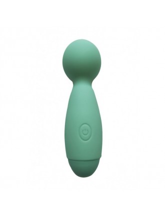 Мінівібромасажер Wooomy Smally Mini Wand Turquoise