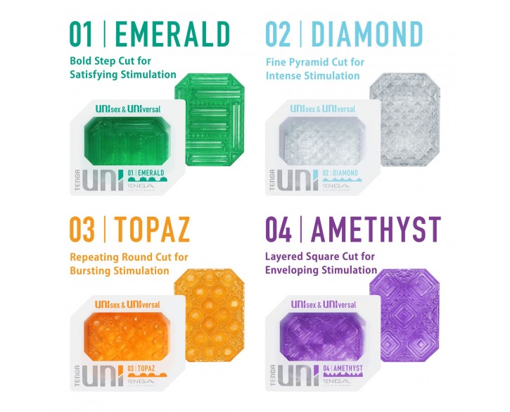 Мастурбатор Tenga UNI Emerald