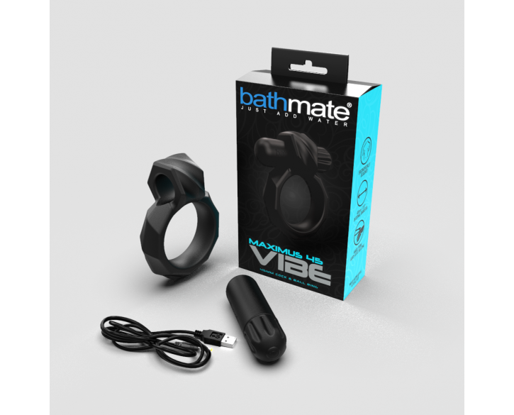 Ерекційне кільце з віброкулею Bathmate Maximus VIBE 45mm, перезаряджається