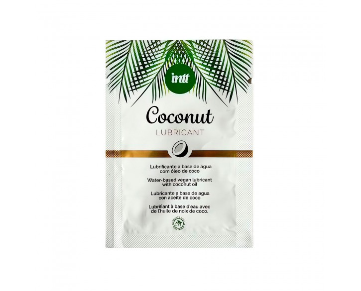Пробник доглядального лубриканта Intt Coconut з кокосовою олією на водній основі (2 мл)