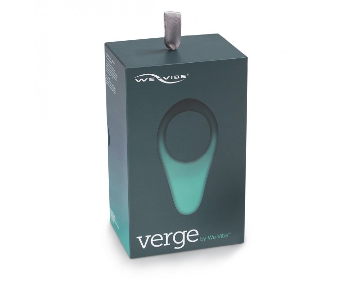 Смарт-віброкільце під одяг VERGE BY WE-VIBE SLATE, охоплює пеніс та мошонку, 10 режимів