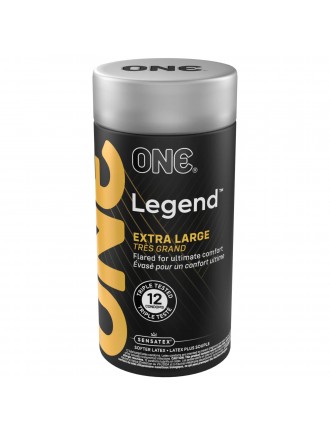 Презервативи ONE Legend Extra Large 12 шт, подарункова упаковка тюб