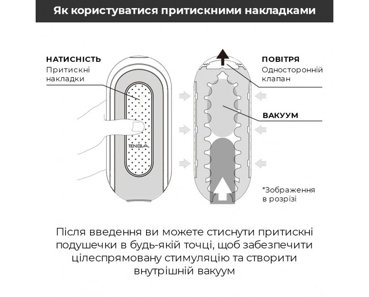 Вібромастурбатор Tenga Flip Zero Electronic Vibration Black, змінна інтенсивність, розкладний