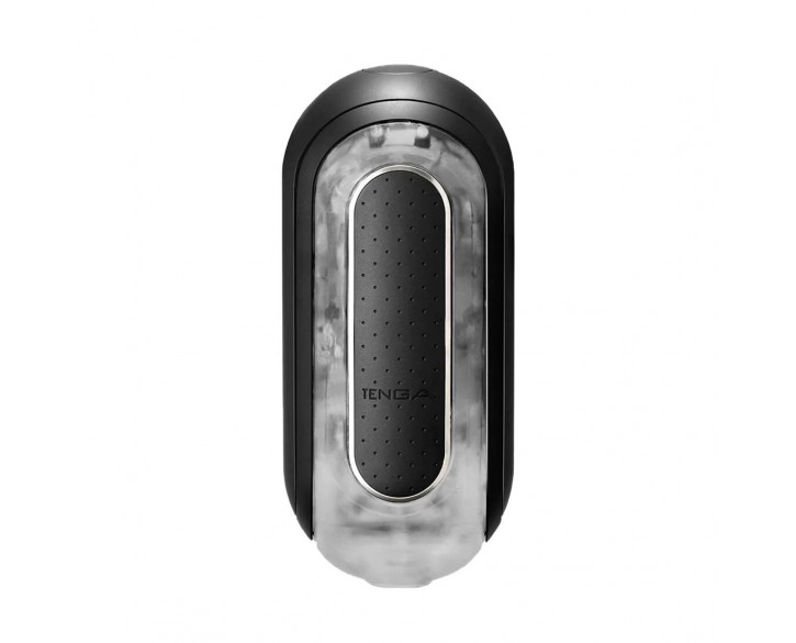 Вібромастурбатор Tenga Flip Zero Electronic Vibration Black, змінна інтенсивність, розкладний