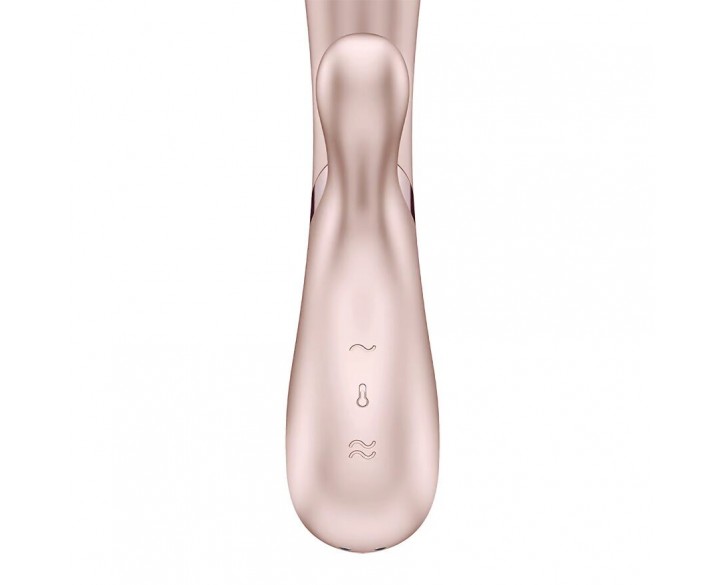 Смарт вібратор-кролик із підігрівом Satisfyer Hot Lover Nude