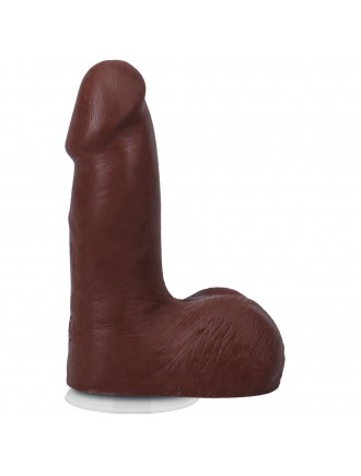Фалоімітатор Doc Johnson The Realistic Cock ULTRASKYN - 5 Inch with Balls Chocolate