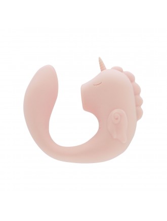 Вібратор-єдиноріжка Unihorn – C Horse – Coral Throb, вагінально-кліторальна стимуляція, 2 мотори по 10 режимів