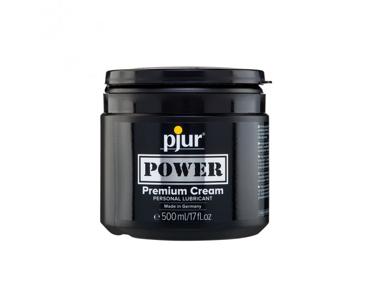 Густа змазка для фістингу та анального сексу pjur POWER Premium Cream 500 мл на гібридній основі