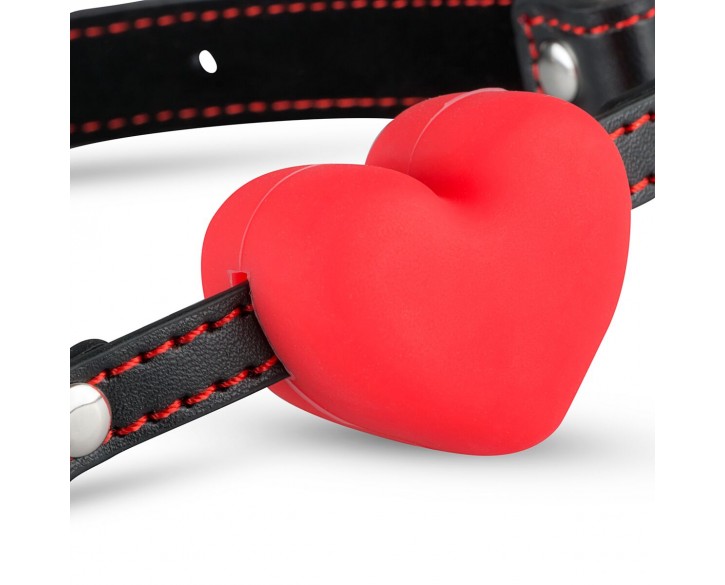 Силіконовий кляп у вигляді серця Whipped - Heart Ball Gag