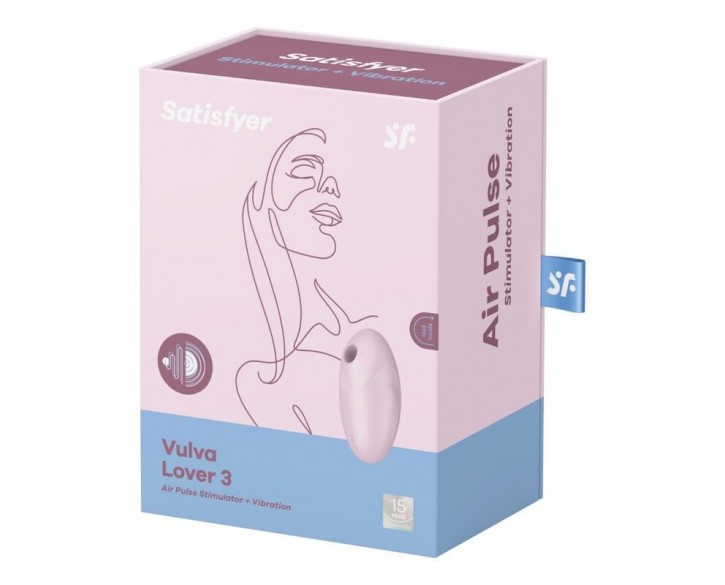 Вакуумний стимулятор Satisfyer Vulva Lover 3 Pink