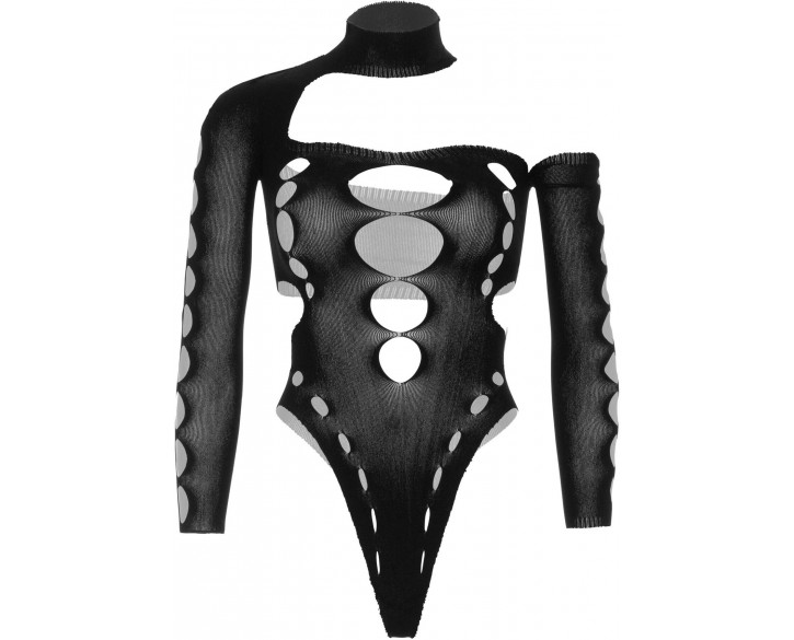 Боді Leg Avenue Seamless thong back bodysuit Black One Size