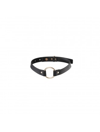 Чокер з екошкіри Bijoux Indiscrets Maze – Single Choker Black