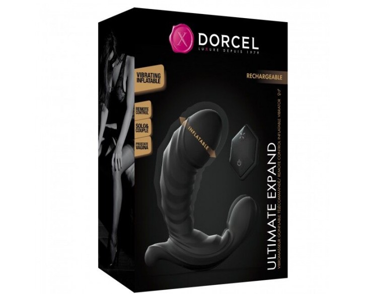 Універсальний вібратор зі стволом, що надувається Dorcel ULTIMATE EXPAND