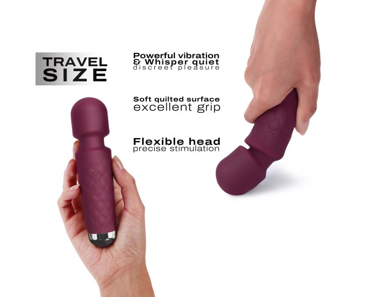 Мінівібромасажер Dorcel Wand Mini Wanderful Plum