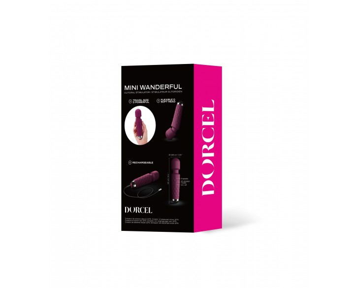 Мінівібромасажер Dorcel Wand Mini Wanderful Plum