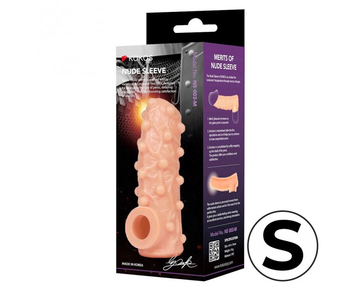 Насадка на член Kokos Nude Sleeve NS 003 S