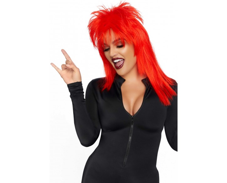 Перука рок-зірки Leg Avenue Unisex rockstar wig Red, унісекс, 53 см