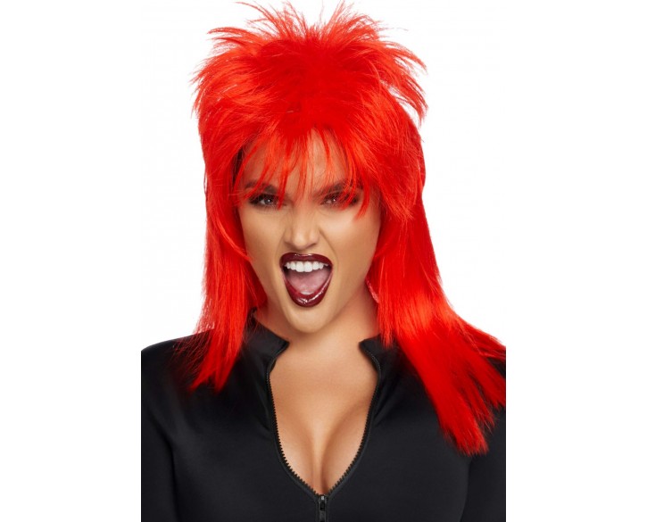 Перука рок-зірки Leg Avenue Unisex rockstar wig Red, унісекс, 53 см