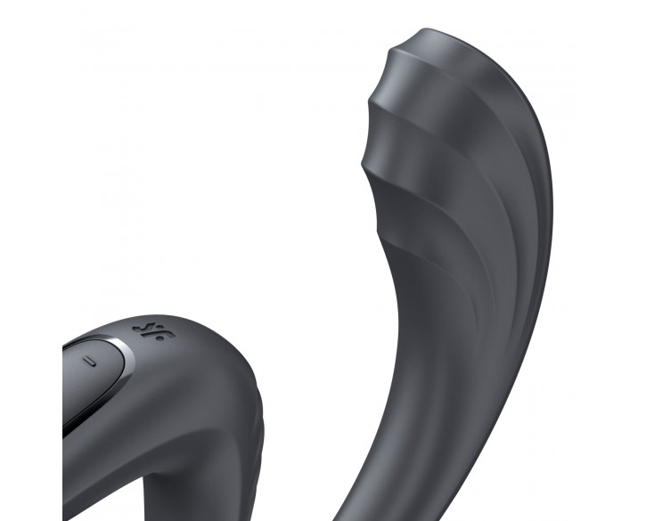 Вагінально-кліторальний вібратор Satisfyer G for Goddess 3 Dark Grey, 2 мотори
