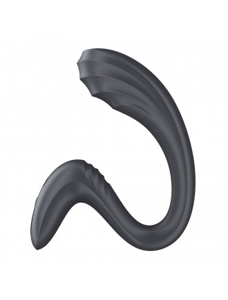 Вагінально-кліторальний вібратор Satisfyer G for Goddess 3 Dark Grey, 2 мотори