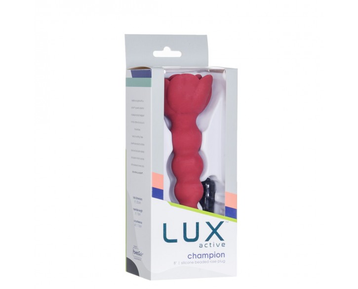 Анальний ланцюжок Lux Active с розой - Champion Rose