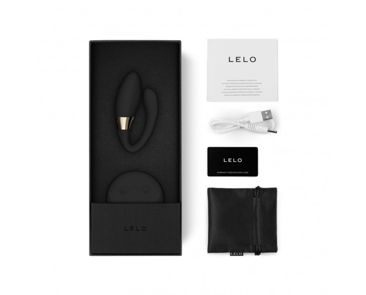 Вібратор для пар LELO Tiani Duo Black, 2 мотори, пульт ДК