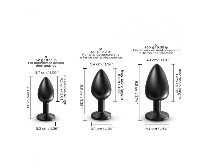 Анальна пробка Dorcel ONIX PLUG L