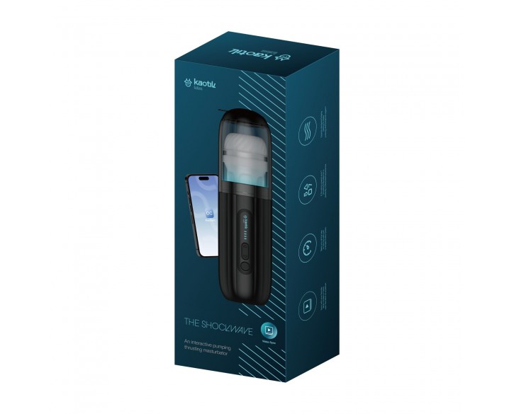 Смарт-мастурбатор Kaotik Labs The Shockwave, режим edging, імітація фрикцій