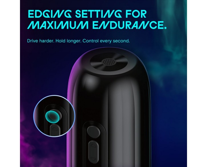Смарт-мастурбатор Kaotik Labs The Shockwave, режим edging, імітація фрикцій